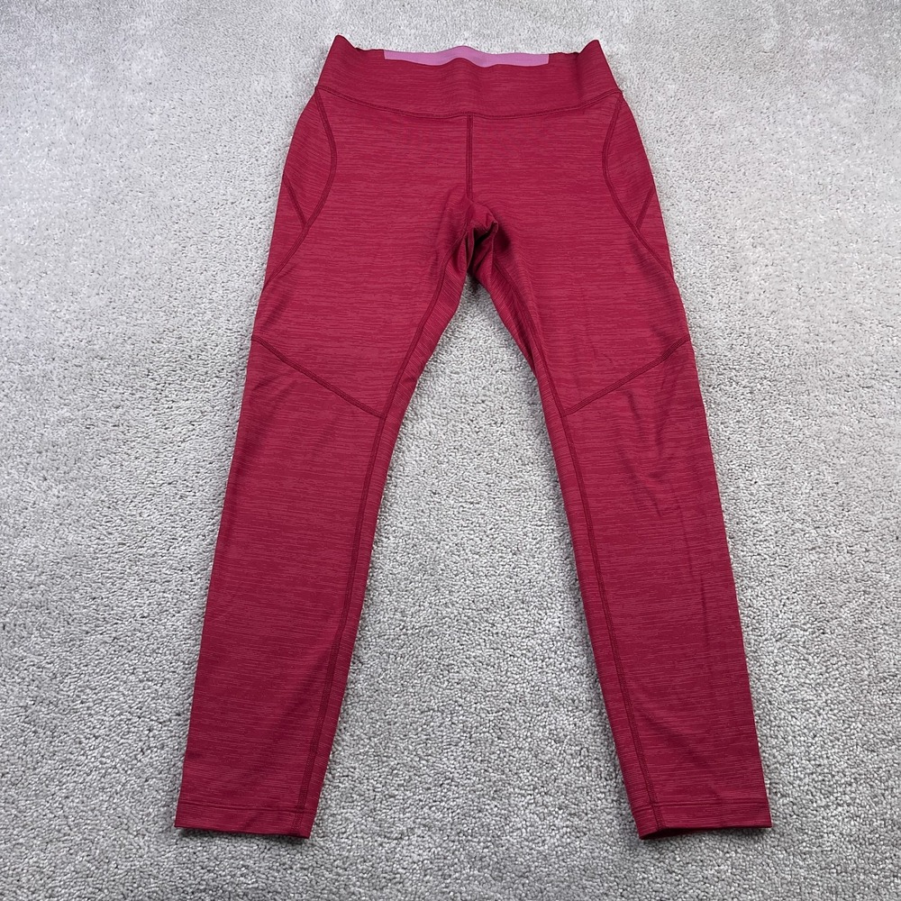 Outdoor Voices Leggings Womens Medium Red‎ Tech Sweat Core 7/8 Workout Yoga Gym